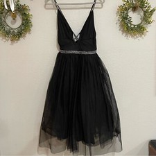 NWT ASOS DESIGN Tulle Midi Dress with Diamante Straps Holiday Party Festive 4  