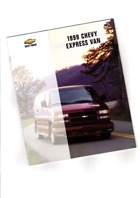 1999 Chevy EXPRESS / VAN Brochure / Catalog with Color Chart:LS