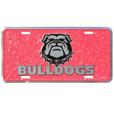 GEORGIA BULLDOGS CAR TRUCK TAG LICENSE PLATE MOSAIC
