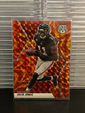 2020 Panini Mosaic Reactive Orange Prizm Julio Jones #15 Atlanta Falcons