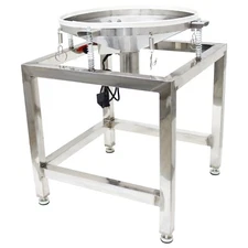 TECHTONGDA Electric Sieve Stainless Steel Shaker Sifter Easy Clean 19.6'' 110V