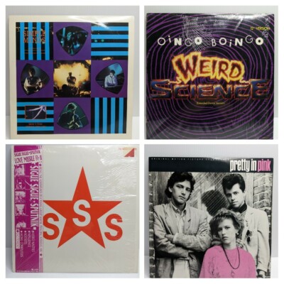 Lot of 4: 80's Movie Songs: Pretty in Pink Weird Science Don't You Love Missile