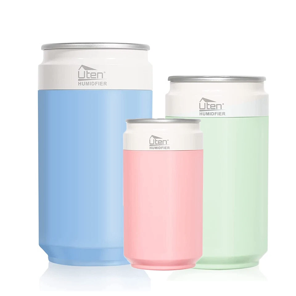 UTEN Luftbefeuchter USB Dose Baby Humidifier Mini Aroma Diffusor Auto Raumbefeuchter