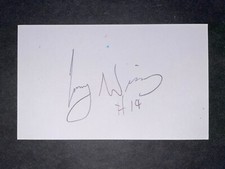 2021 NATIONALS: Cody Wilson, SIGNED 3x5 Card