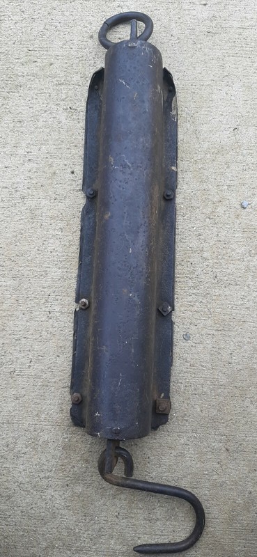 Antique Chatillon's Cotton Scale Hanging 120 lb Capacity, Works