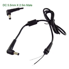 5.5mm x 2.5mm DC Tip Plug Connector Cord Cable For Toshiba Asus Laptop Adapter