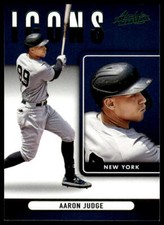 2022 Panini Absolute #I-6 Aaron Judge Icons Retail Green