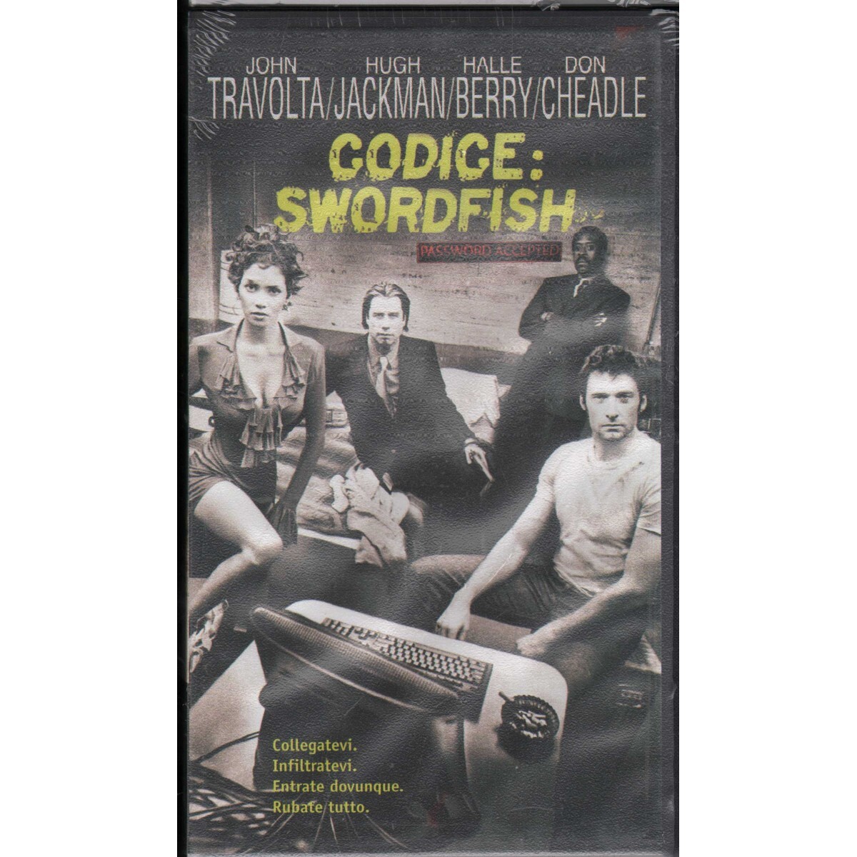 Code: Swordfish VHS Dominic Sena Univideo - PIV21322 Sealed