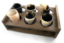 Vodka Verre Vintage Viking Bière Boisson Corne Cérémonial Chopes Mugs (Lot De 6)