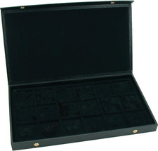 Pocket Watch Display Case Storage Box for 18 Watches