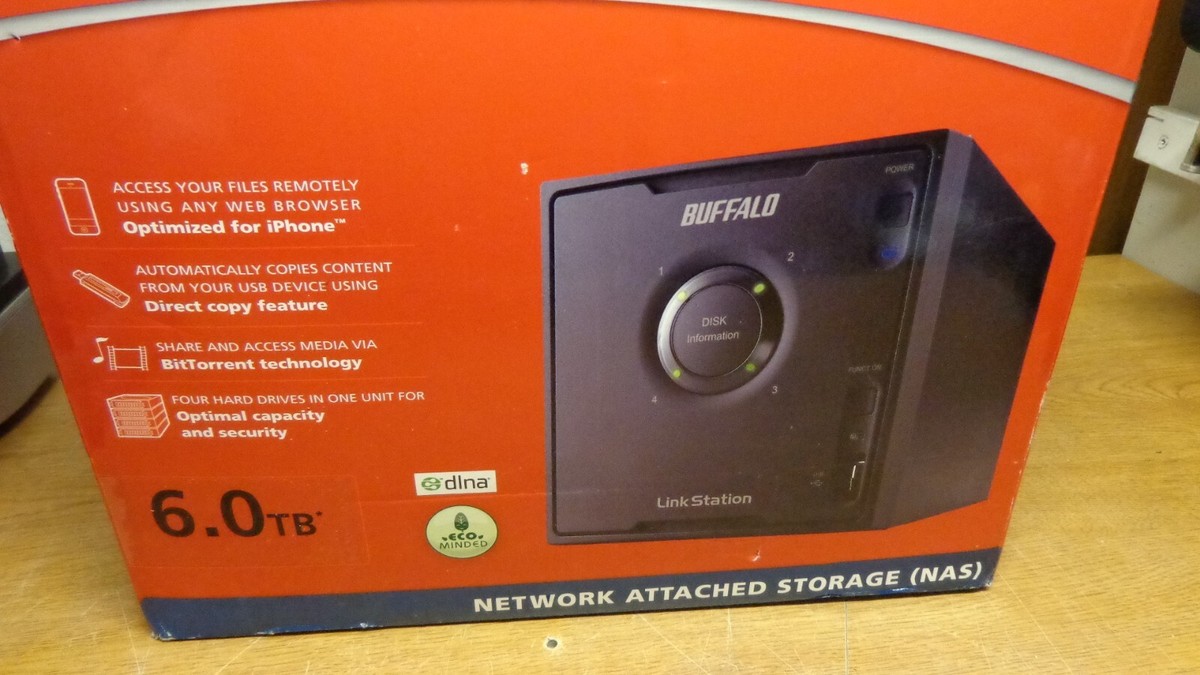 Buffalo LS-Q6.0TL/R5 LinkStation Quad Hard Drive Array NAS (No HDD 