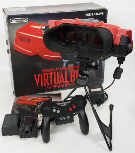 Virtual Boy Console con Scatola V10105463 Nintendo Testato Sistema Giappone - Zdjęcie 1 z 12