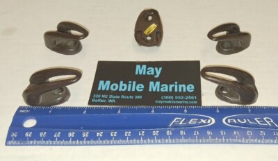 CLEATS B5, 5 pack- Black 2'' long, 1''high, 2 hole 3/8''