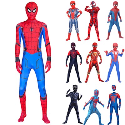 Spider-ManCosplay Kostüm Superhelden Karneval Fasching Kinder Jungen Outfit Set