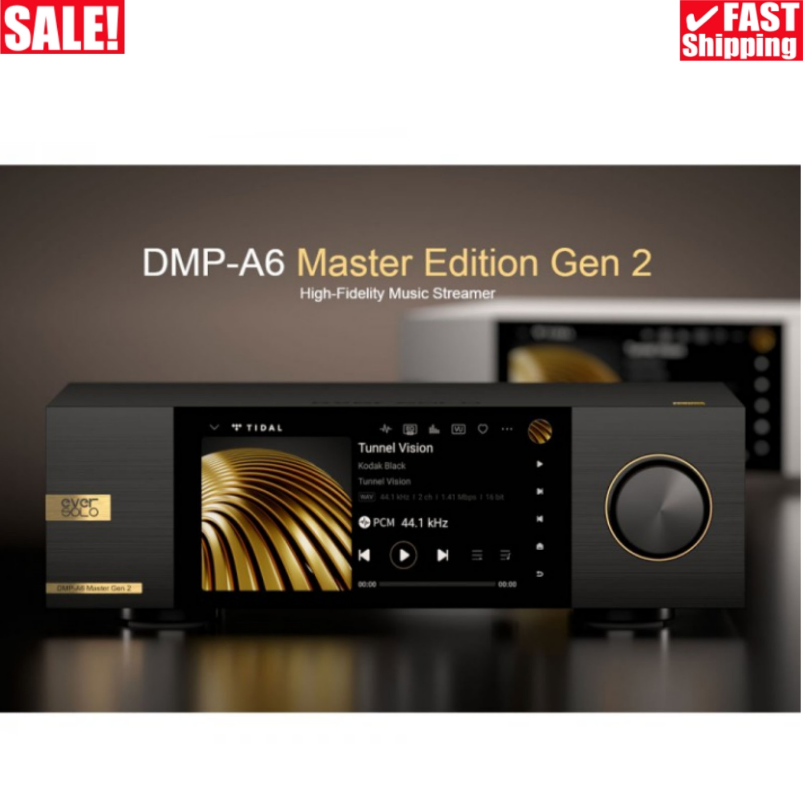 EVERSOLO DMP-A6 Master Edition Gen2 HiFi Audio Player Ultra-low Jitter Clock