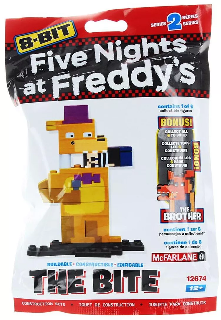 Five Nights at Freddy's 8-Bit Buildable Figure: Plush Fredbear