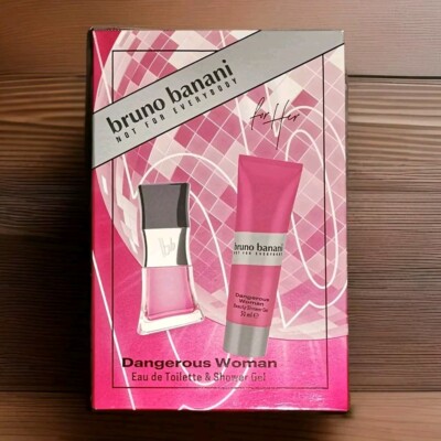 Bruno Banani Dangerous Woman Eau de Toilette EDT 30 ml & Duschgel 50 ml, Parfüm