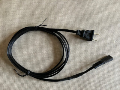 Zenith Transoceanic D7000 series power cord, 6 ft