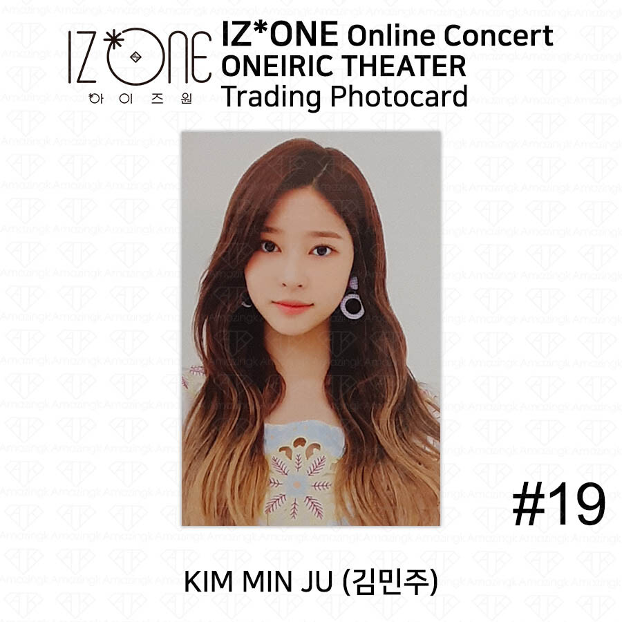IZ*ONE 2020 Oneiric Theater 2nd Online Concert Trading card Kim