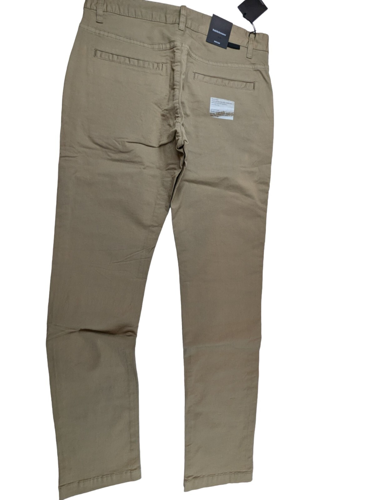 Pantaloni da golf Peak Performance da uomo Keen P kaki marrone elasticizzato slim fit taglia 31x34 nuovi con etichette