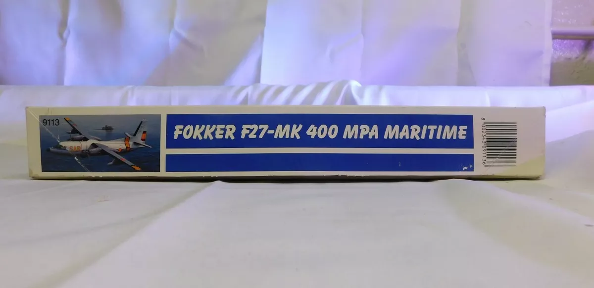 ESCI/ERTL 9113 FOKKER F27-MK 400 MPA MARITIME 1/72 SCALE MODEL KIT NIB