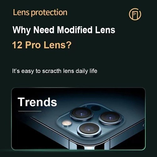 For iPhone XR XS Change to 13 14 16Pro Fake Camera Film Modified Lens Protector - Photo 6 sur 31