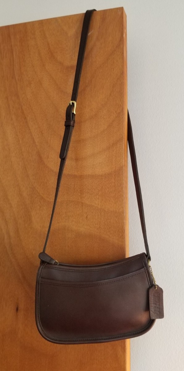 Vintage COACH #9031 Mahogany Leather 