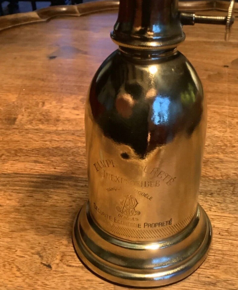 ancienne lampe pigeon,belle et peu commune lampe de sureté inexplosible,AP... - Photo 3/4