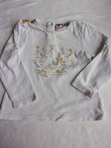 T-shirt Garçon Kiabi 36 Mois Manches Longues Fantaisie - 100% Coton Rouge