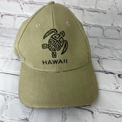 Sea Turtle Hat Hawaii Surf Ware Hawaiian Classics Ball Cap Tan - Image 1 of 4