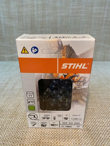 Catena per motosega Stihl 3610 005 0050 61PMM3 50, 3/8" P, calibro .043", 50DL, 14" - Foto 2 di 5