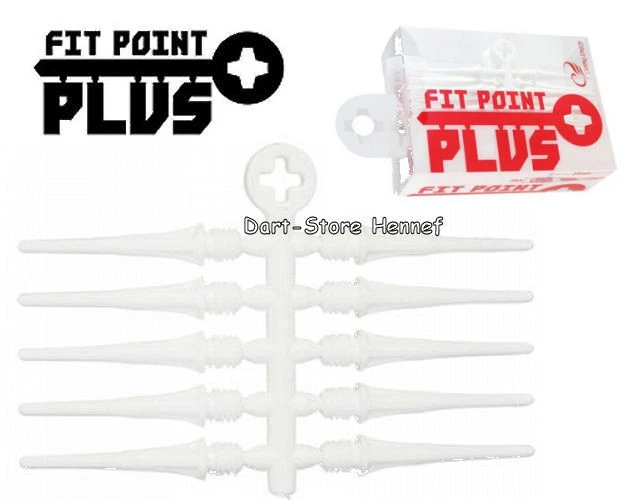 50 COSMO Dart-Spitzen *** FIT POINT PLUS *** WEISS