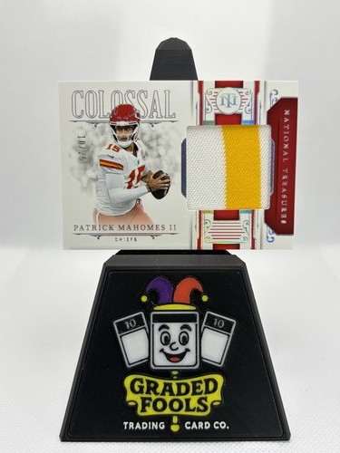 2024 National Treasures #CMS-PMS - Patrick Mahomes - Colossal Patch Holo - 10/25