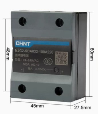 1PC New Chint NJG2-SDA032-100A220 DA100A 220V Solid State Relay Brand #ea