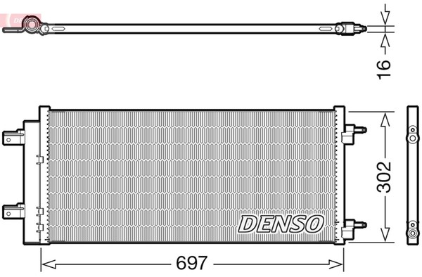 Denso Kondensator Klimaanlage DCN20044 FüR Astra Opel B16 Sports Tourer Turbo-image