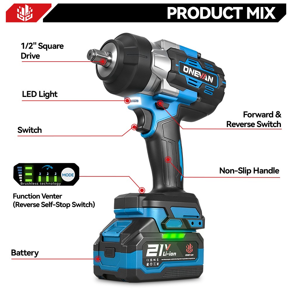Avvitatore a percussione Makita 2800NM 1/2" foto 5