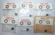 Slot Car Pinion Gear  Set Screw 16 14 13 12 10 8 Teeth Brass 48 Pitch .093" NOS