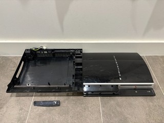 Carcasa de consola Sony PlayStation 3 PS3 negra solo CECH G03