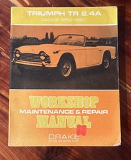 Triumph Tr 24a Workshop Manual1952-1967maintenance Repairdrake Pub.1972