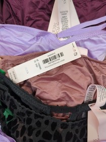 Victoria Secret Assorted Styles Thong V Panties Bundle XL Multicolor Lot Of 50