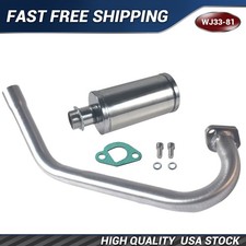 Upgrade Exhaust Pipe W/Muffler For Coleman CT200U 212cc 196cc Go Kart Mini Bike