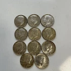 One lot of 11 Kennedy Half Dollars 1966, 67, 68, 69. (0.1479 troy oz each)