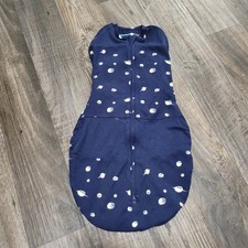 Happiest Baby Sleep Sack Planet Size Medium Blue Organic Cotton Solar System