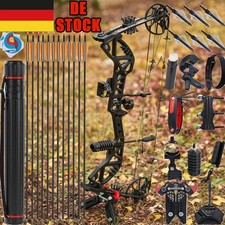 30-70lbs Compoundbogen Set Jagdbogen Carbonpfeile Sportbogen Bogenschießen Jagd