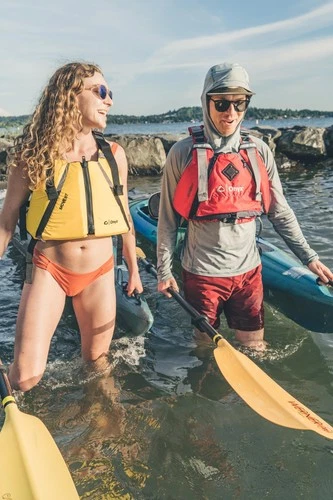 Onyx MoveVent Curve Paddle Sports Life Vest Yellow Medium-Large image 2