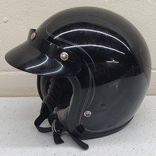 Bell Magnum Size 7 1/4 Motorcycle Helmet W/ Visor Vintage 1980's USA