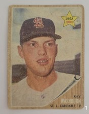 1962 Topps Venezuelan Ray Washburn #19 (RC) Spanish Edition