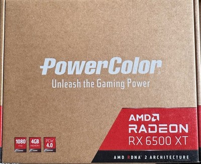 Powercolor AMD RX 6500XT - 4GB GDDR6, HDMI, DP