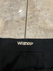 Mens 40X32 WRANGLER Workwear Black Twill Canvas Relaxed baggy Cargo Work Pants — photo 4