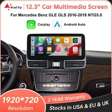 12.3" Wireless CarPlay Multimedia Touch Screen F&uuml;rBenz GLE GLS 2016-2018 NTG5.0
